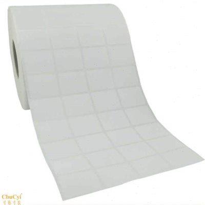 铜版纸不干胶25x20x5c千/1万张 条码标签纸 空白铜版纸