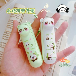 迷你小风扇可爱卡通便携式 usb充电儿童礼品萌趣手持折叠口袋夜灯