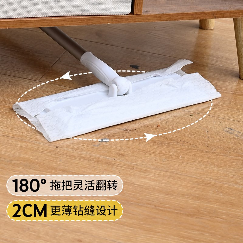 静电除尘托把拖地无尘纸家用一次性拖地纸免洗加厚干湿两用擦地纸