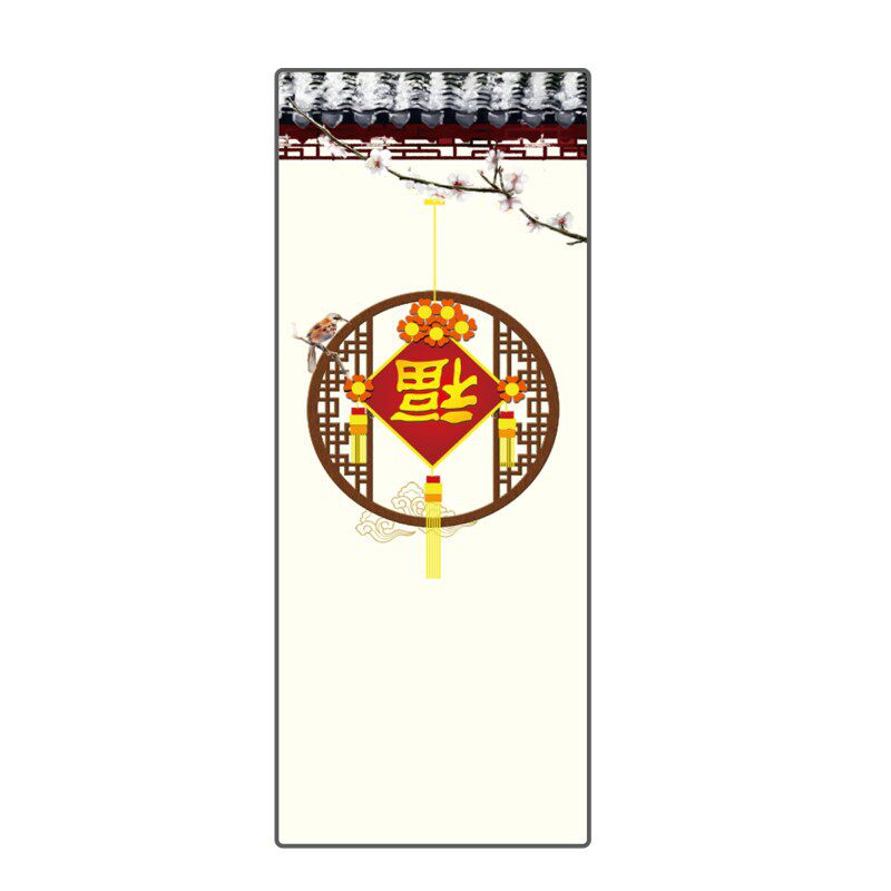 饭店餐馆包间背景墙装饰画中式简约立体墙贴客厅大堂布置自粘贴纸