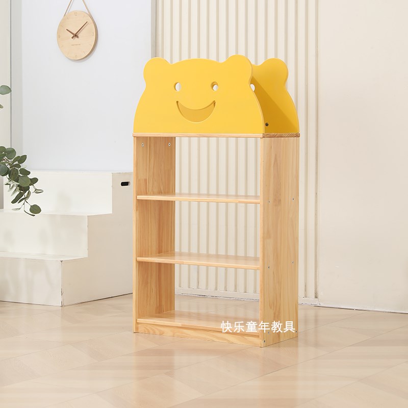 幼儿园实木玩具柜区角柜儿童收纳储物柜书包柜鞋柜书架玩具柜组合
