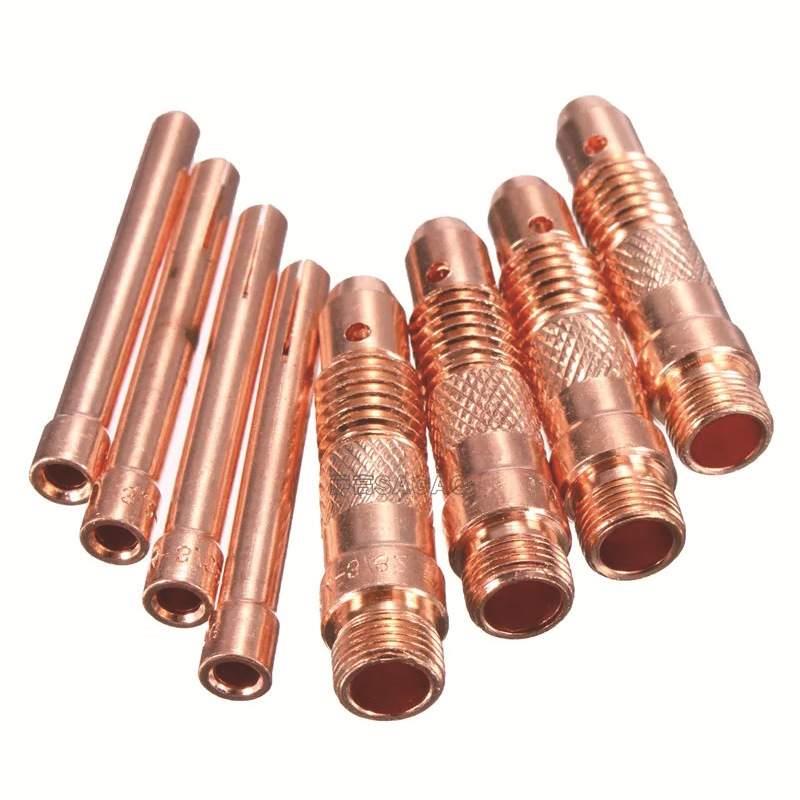 氩弧焊枪配件套装WP-17/18/26焊枪配件36PCS钨极夹枪尾瓷嘴导流件