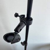 话筒夹麦克风支架配件多功能管夹三脚架通用可调节直播增机位夹子