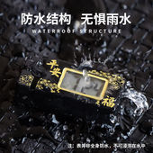 简约时尚 轻便防水夜光电动车车载时钟表防水电子表数字钟摆件