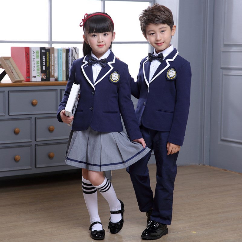 小学生校服西装三件套装合唱演出表演服儿童班服春秋装幼儿园园服
