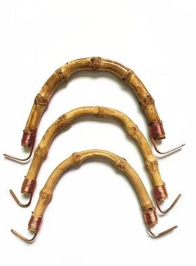 原生态竹根手柄茶道六君子紫砂陶瓷把手提壶提梁把手水壶手提把