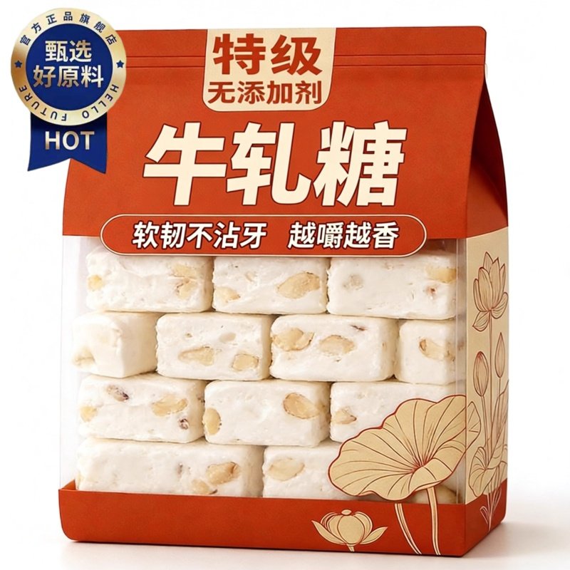 央妈推荐正宗老式花生牛轧糖官方旗舰店万圣节糖果零食品批发怀旧,零食/坚果/特产,传统糖果,淘宝优惠券,粉丝福利购,淘宝优惠卷