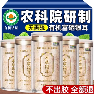 椴木本草银耳干货免洗免煮非特级白木耳冲泡即食银耳羹孕妇伴侣