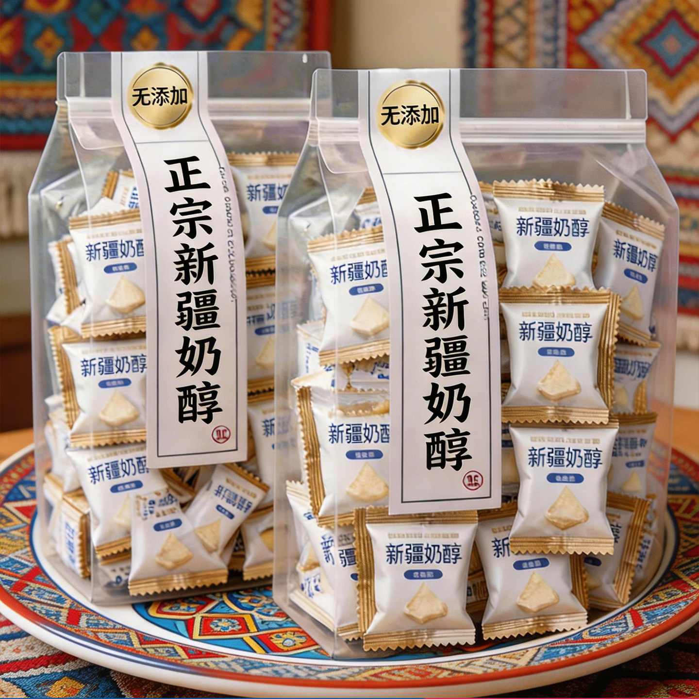 【西域皇后】新疆奶醇奶疙瘩500g图片