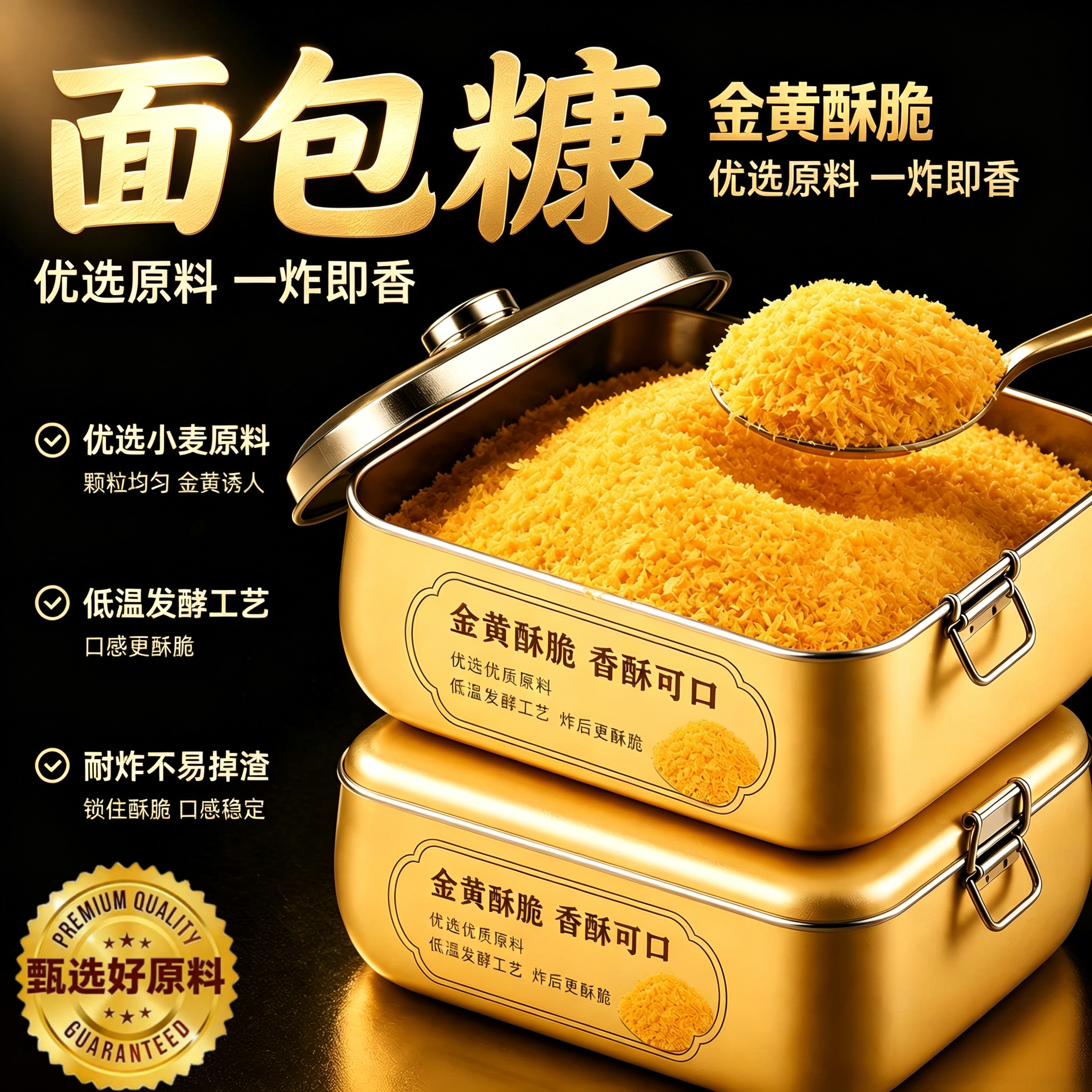 食用面包糠官方旗舰店0添加黄白儿童商家用油炸大袋烘焙炸鸡裹粉图片