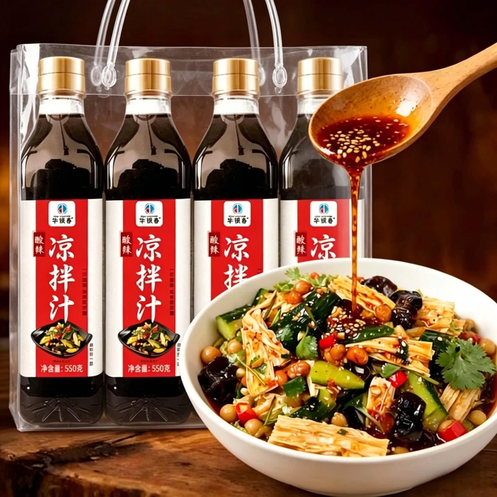 酸辣凉拌汁调味汁家用万凉菜能0脂低卡0添加官方旗舰店海鲜捞汁