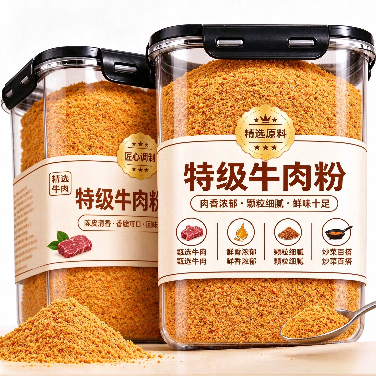 牛肉粉调味料官方旗舰店正品牛肉粉牛肉汤料鲜香十足增鲜韩式炒菜