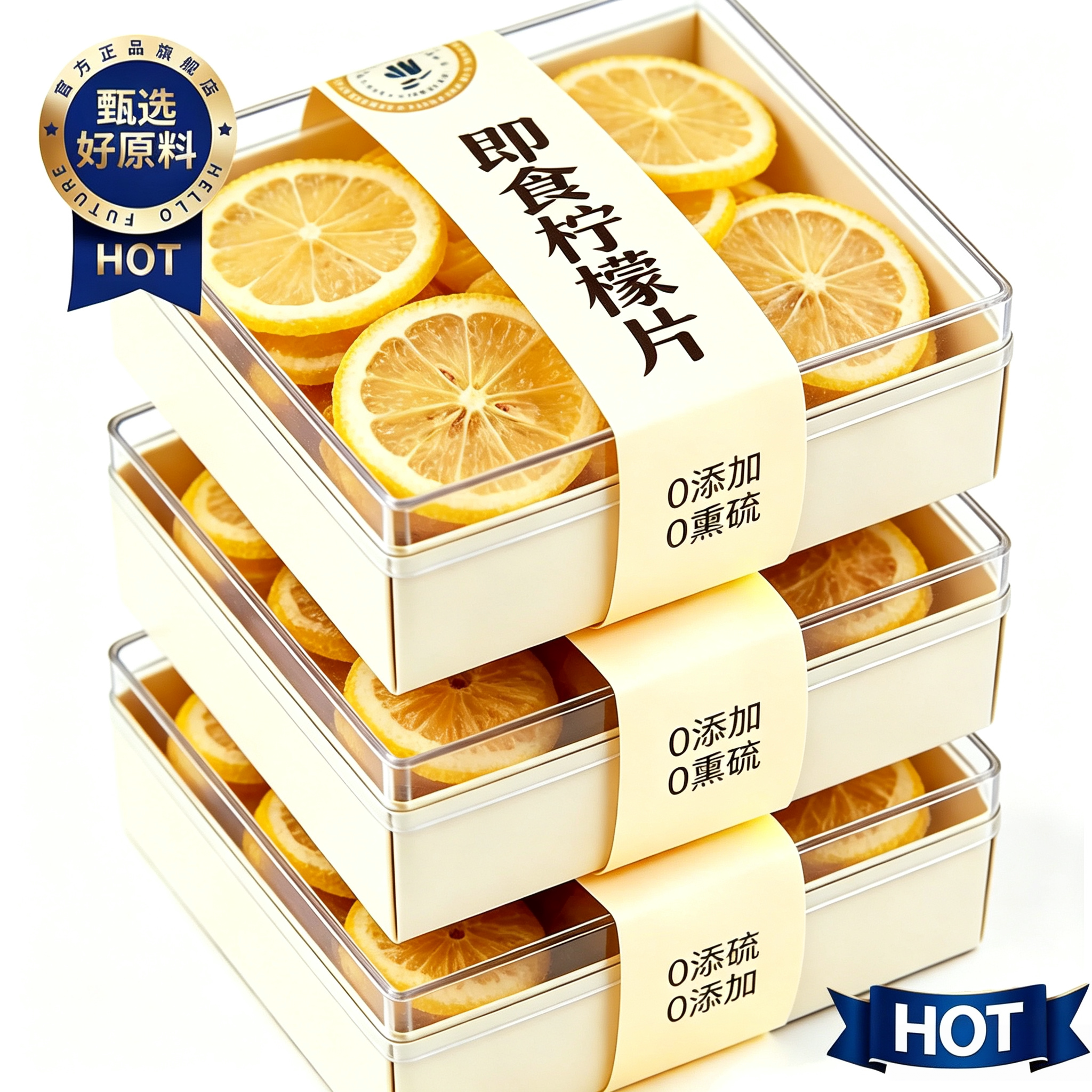 冻干即食柠檬片泡水喝独立包装即食正品旗舰店孕妇级果干泡水果茶