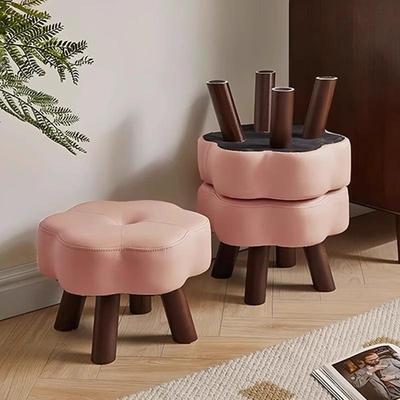 小凳子家用矮凳实木软包小板凳客厅沙发凳儿童换鞋凳子门口穿鞋凳