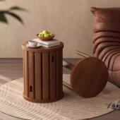 实木凳子可叠放圆凳茶几家用叠叠乐备用餐桌板凳收纳椅子折叠矮凳