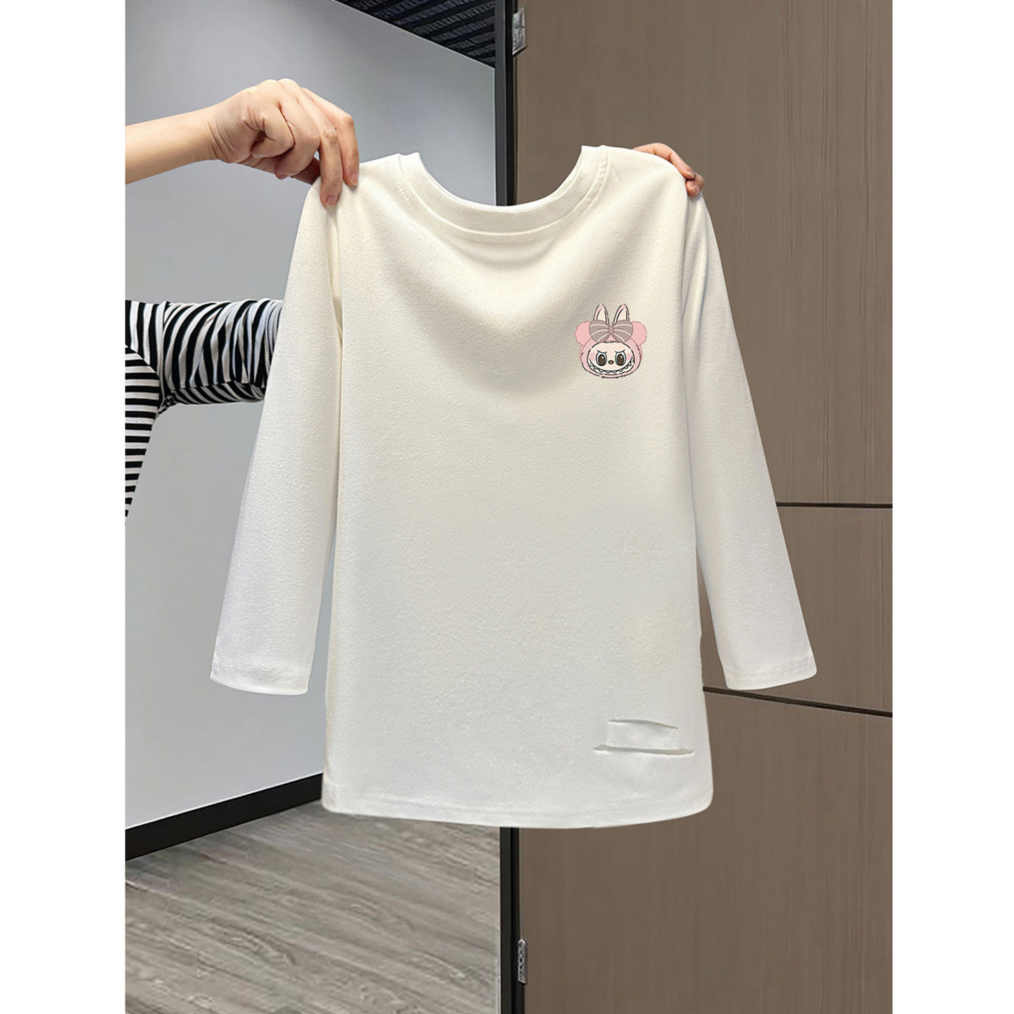 拉布布女童打底衫内搭秋冬季中大儿童中长款上衣德绒加厚长袖T恤,童装/婴儿装/亲子装,T恤,淘宝优惠券,粉丝福利购,淘宝优惠卷