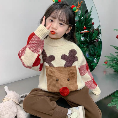 【天猫甄选】毛衣女童冬加厚