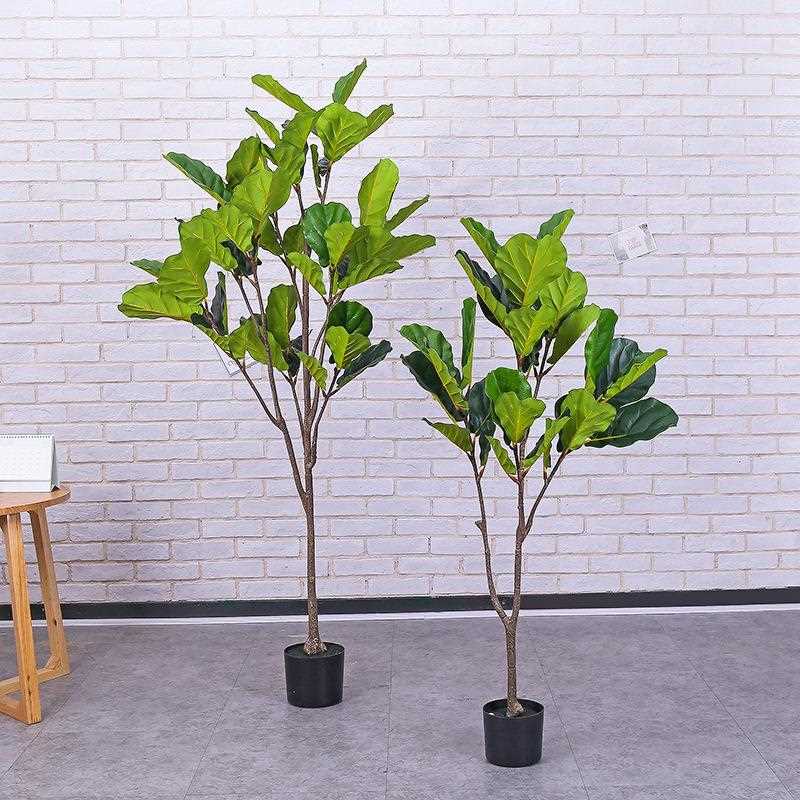 直销新款亚马孙热卖仿真琴叶榕盆栽客厅落地大型绿植盆景室内装饰