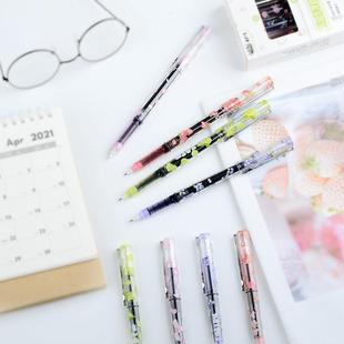直销新款 办公学生用中性笔0.5mm RP17全针管可换笔芯直液式 走珠笔