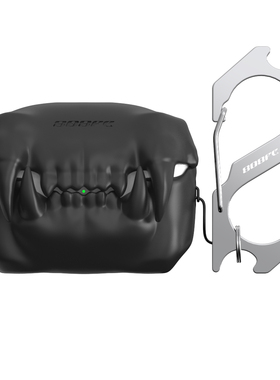 808FC原创虎牙Airpodspro2苹果耳机壳硅胶保护套airpods3小众耳机壳pro兼容type-c接口适配2024新款代保护壳