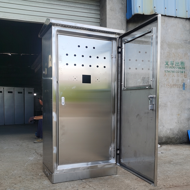 304定制不锈钢配电箱户外304电控柜防水控制箱落地电箱动力配电柜