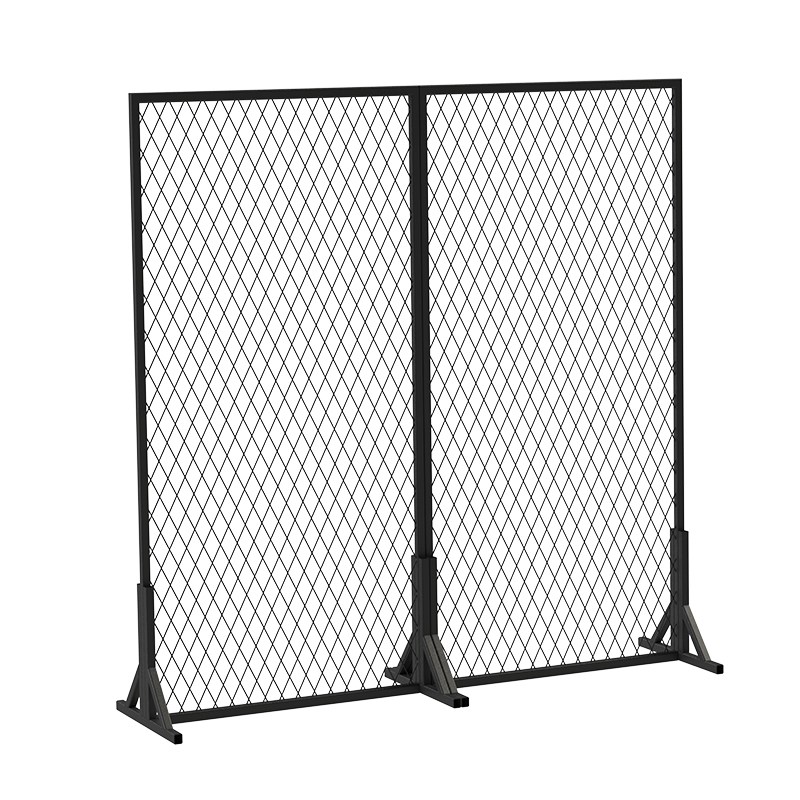 菱形网片网格片铁丝小格孔铁艺网装饰屏风网红墙隔断墙4s店展示