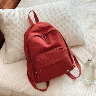 双肩包女旅游轻便2025新款超轻设计感小众女士外出旅行背包小包