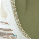 法式 饰水溶贴边配饰辅料 双层窗帘花边蕾丝珍珠纱帘侧边拼接花边装