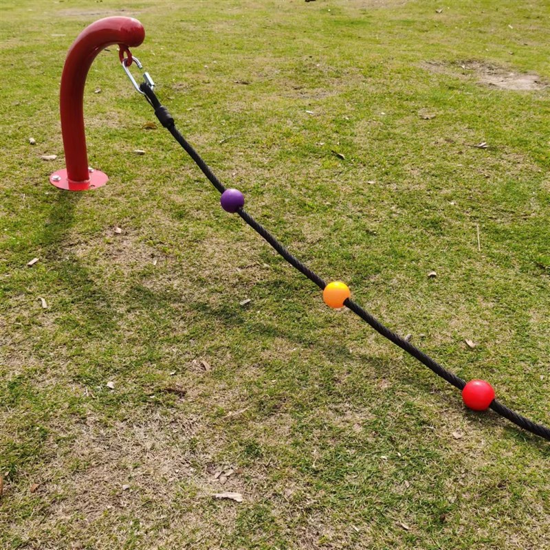 幼儿园户外立柱爬绳斜坡攀爬绳儿童游乐设施体适能训练器材玩具