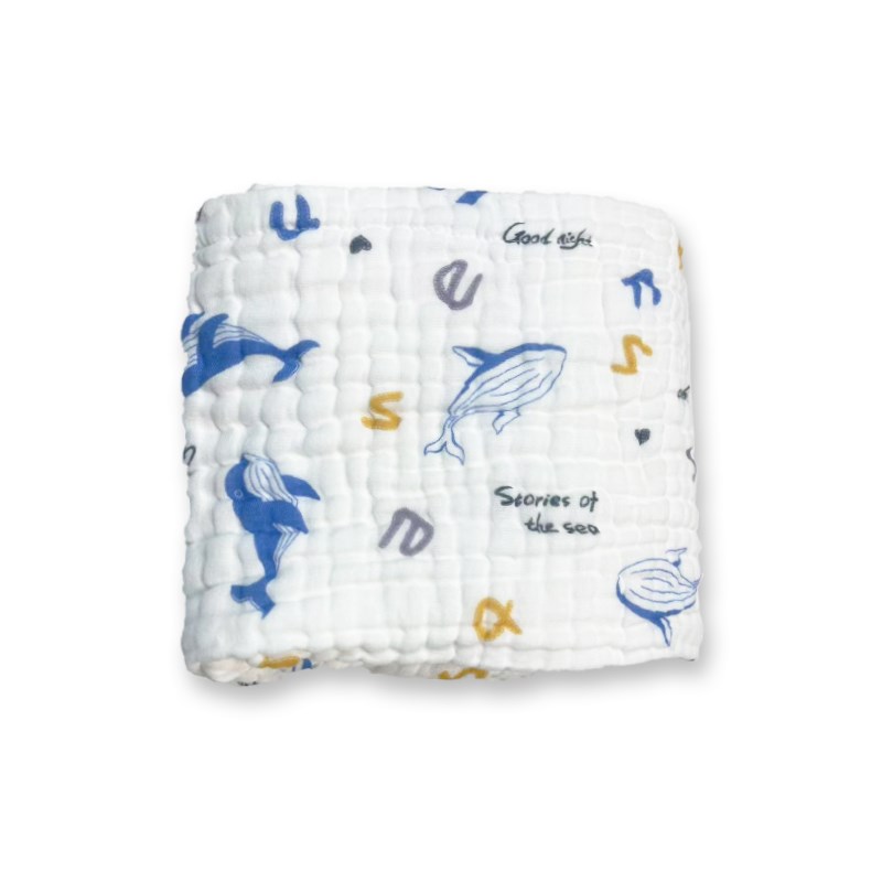 婴儿纱布浴巾超软新生儿宝宝吸水洗澡包被初生儿童盖毯包巾