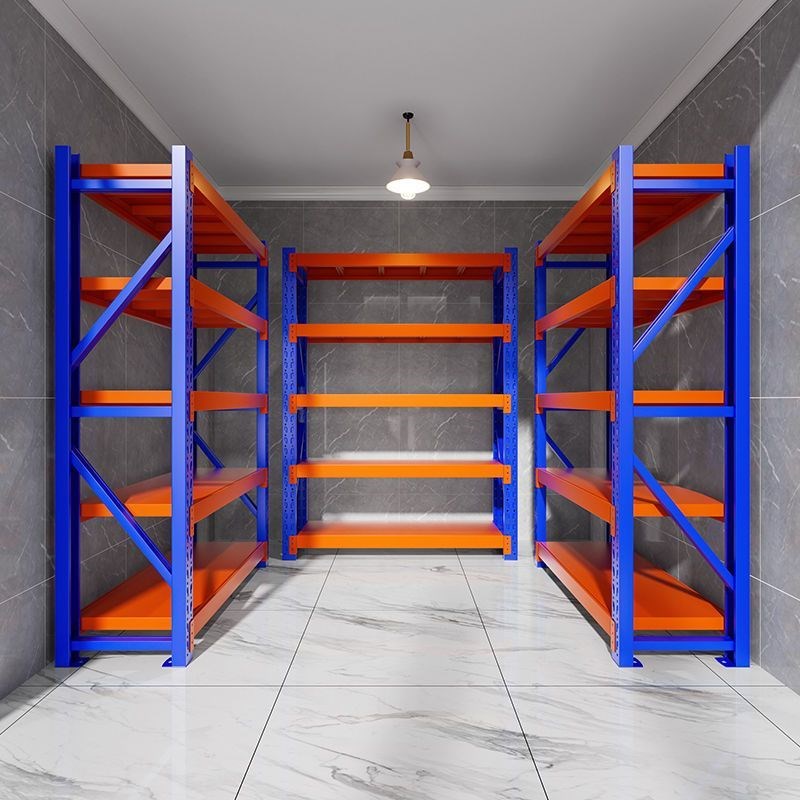 加厚仓库货架置物架地下室家用储物架超市重型多层仓储货物铁架子