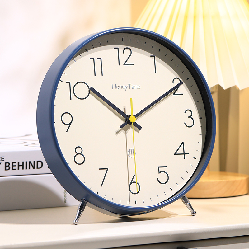 现代简约座钟客厅家用时钟摆台式大尺寸台钟钟表摆放立式时尚坐钟