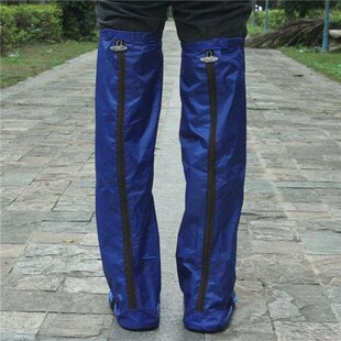速发防雨鞋套牛津布过膝厚底防水加长雨鞋套高筒帮机车雨天雨靴爬