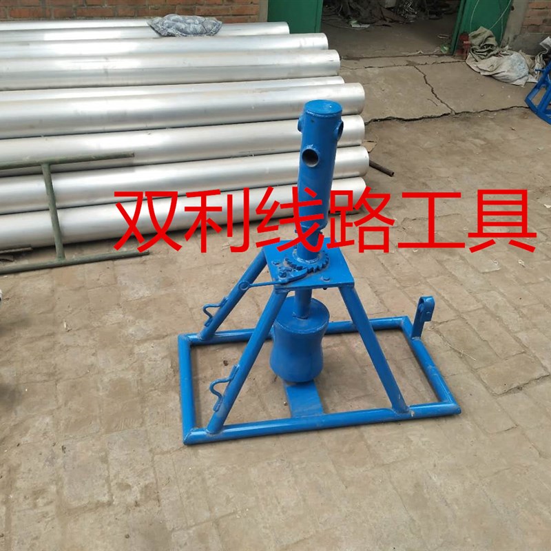 光缆专用手推式人力绞磨立杆机手扶绞磨手动绞磨3T5T电缆牵引机