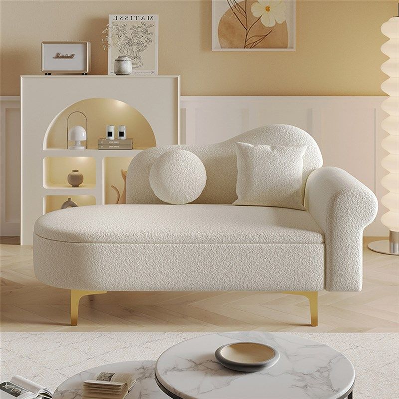 小户型升级可储物贵妃沙发欧式儿童躺椅卧室迷你服装店休息区太妃