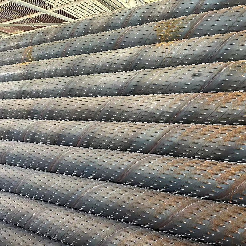 Q235B桥式螺旋滤水管现货DN200 250 300降水井管圆孔滤水管条式管
