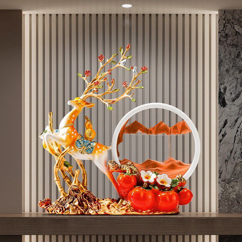 乔迁之喜新居礼品搬家暖居礼物实用流沙画沙漏摆件家居客厅装饰品