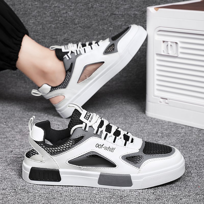 夏季男生45防滑46户外沙滩47码48包头夏天男士凉鞋男洞洞2025新款