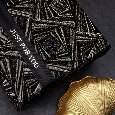 布艺送男生大号定制礼物盒子黑色包装盒高级感礼品盒生日礼盒空盒