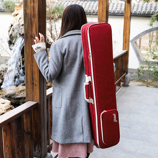 二胡包软包轻便透气加厚双把二胡琴包可背可提单把二胡双肩包袋套