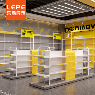 乐品 新款文创潮品店货架IP文具潮玩形象N店展示架精品玩具专用柜