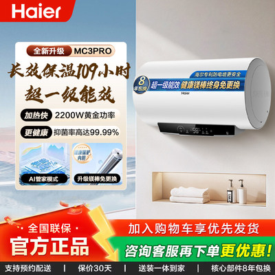 海尔60升一级能效镁棒免换MC3PRO
