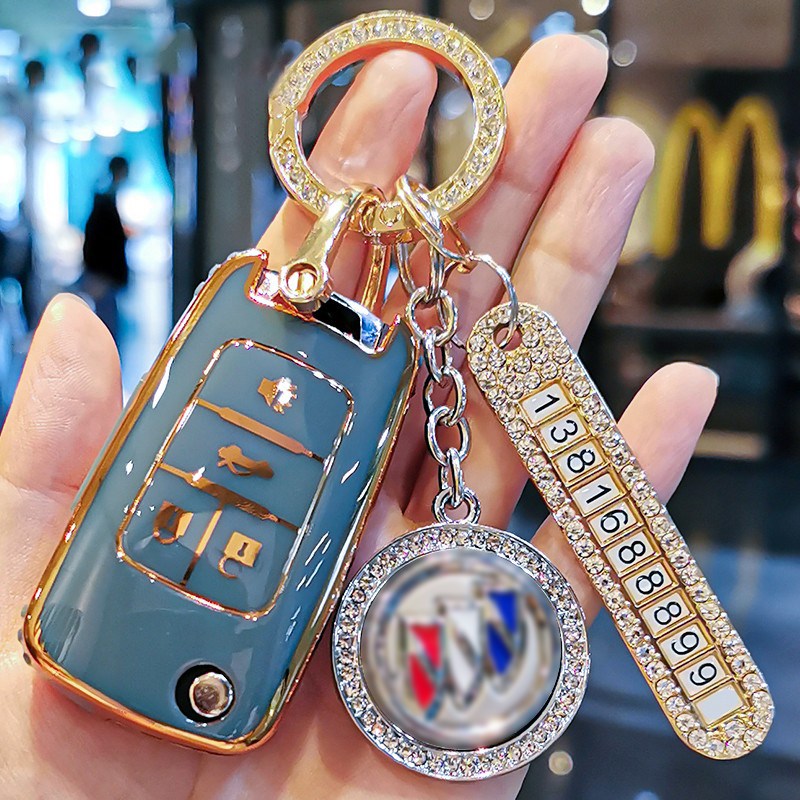 适用于别克君威钥匙套英朗君越昂科拉GT老款GL8扣14/15款君威包壳