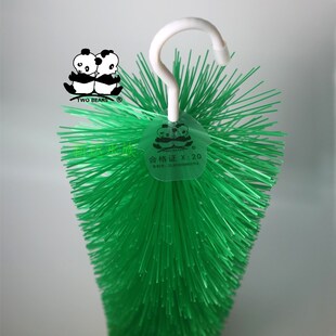 双熊深绿色锦鲤鱼池过滤毛刷过滤材料不锈钢消音滤材挂钩过滤刷