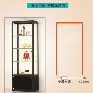 手办展示柜灯带自粘多层陈列柜LED感应灯条模型玩具收纳玻璃柜灯