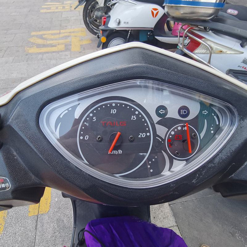 电动踏板车透明仪表盖 新鹰王仪表壳透明码表外壳摩托车里程表罩
