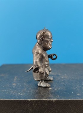 纯黄铜金池长老大头娃娃幽魂黑神话游悟空游戏周边手办车内摆件