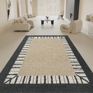 奶油风入户门地毯进门垫子家用客厅门口户外防滑脚垫 丝圈地垫法式