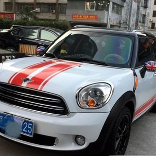 适用宝马迷你mini R60乡下人机盖拉花贴纸 countryman车贴车身贴