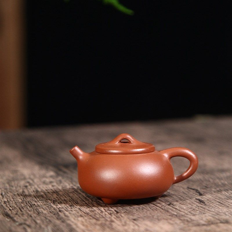 70CC石瓢小壶名家创意迷你指尖壶原矿底槽清宜兴纯手工紫砂泡茶壶